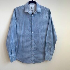 Calvin Klein infinite cool blue printed shirt XS